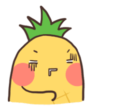 Mr.Pineapple & Ms.Lychee 4 sticker #9808570
