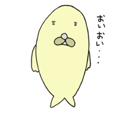 Seal with Octopus sticker #9809064