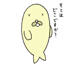 Seal with Octopus sticker #9809065