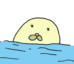 Seal with Octopus sticker #9809078