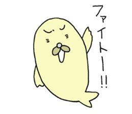 Seal with Octopus sticker #9809081