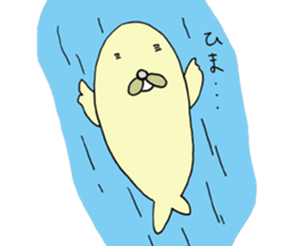 Seal with Octopus sticker #9809085