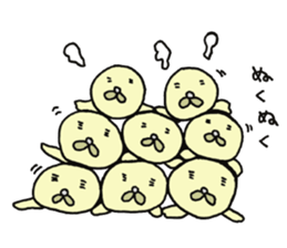 Seal with Octopus sticker #9809095