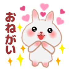 Lovely pretty rabbit 3 sticker #9809183