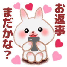 Lovely pretty rabbit 3 sticker #9809198