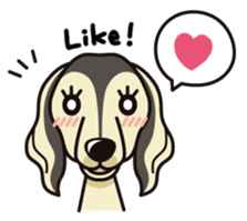 iinu - Saluki sticker #9809201