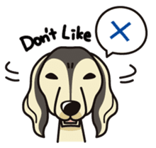 iinu - Saluki sticker #9809202