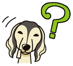 iinu - Saluki sticker #9809203
