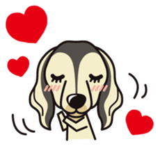 iinu - Saluki sticker #9809205