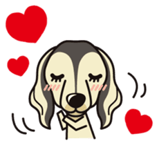 iinu - Saluki sticker #9809205