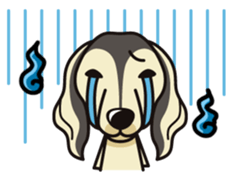 iinu - Saluki sticker #9809206