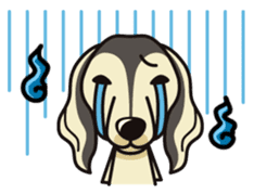 iinu - Saluki sticker #9809206