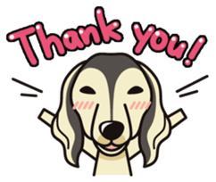 iinu - Saluki sticker #9809207