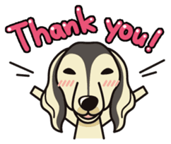 iinu - Saluki sticker #9809207
