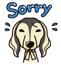iinu - Saluki sticker #9809208