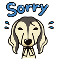 iinu - Saluki sticker #9809208