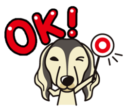 iinu - Saluki sticker #9809209