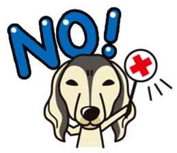 iinu - Saluki sticker #9809210
