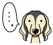 iinu - Saluki sticker #9809212