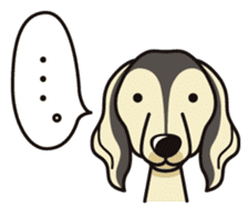 iinu - Saluki sticker #9809212