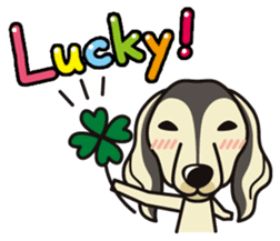 iinu - Saluki sticker #9809213