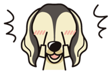 iinu - Saluki sticker #9809223