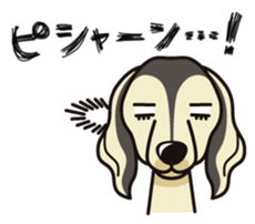 iinu - Saluki sticker #9809226