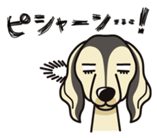 iinu - Saluki sticker #9809226