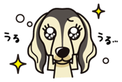 iinu - Saluki sticker #9809228