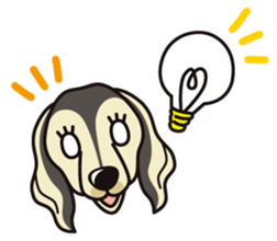 iinu - Saluki sticker #9809238