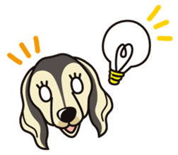 iinu - Saluki sticker #9809238