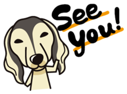 iinu - Saluki sticker #9809239
