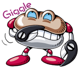 Robots land sticker #9809280