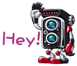 Robots land sticker #9809281