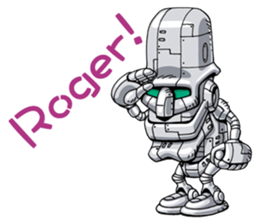 Robots land sticker #9809286
