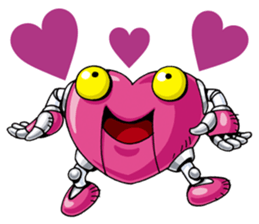 Robots land sticker #9809289