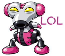 Robots land sticker #9809290