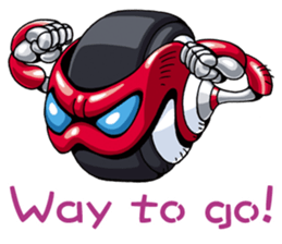 Robots land sticker #9809295