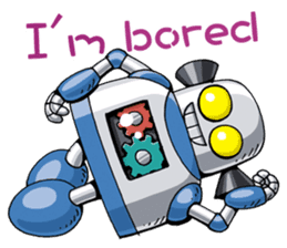 Robots land sticker #9809312