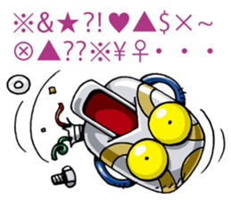 Robots land sticker #9809316