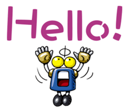 Robots land sticker #9809319