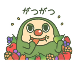 Green mameta(hungry) sticker #9809501