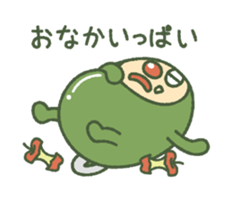 Green mameta(hungry) sticker #9809503