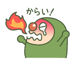 Green mameta(hungry) sticker #9809506