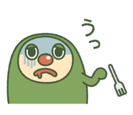 Green mameta(hungry) sticker #9809508