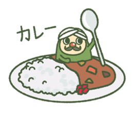 Green mameta(hungry) sticker #9809512