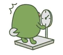 Green mameta(hungry) sticker #9809518