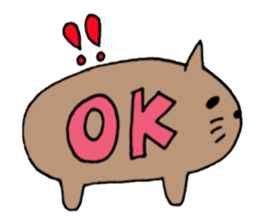 It is not a bear, it is capybara sticker #9809922