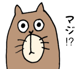 It is not a bear, it is capybara sticker #9809946
