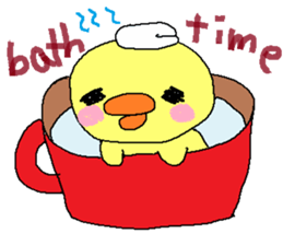 PIPIKO of a chick sticker #9810001